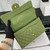 Chanel A01112 Flap Classic 11.12 Handbag Grained Calfskin & Gold-Tone Metal Green