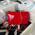 Chanel AS3356 Flap 23FW Patent leather Camellia Red