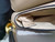 Dior S5685 Micro Saddle Bag With Strap Scarlet Light Gray Goatskin