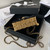 Chanel AS3713 SMALL EVENING BAG Lambskin & Gold Metal Black & Gold