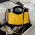 Chanel AS4133 mini Bi-color Chain patent leather Bag Yellow