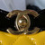 Chanel AS4133 mini Bi-color Chain patent leather Bag Yellow