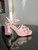 Gucci 719844 Women's Lnterlocking G Studs Sandal G56236
