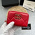 Chanel AP0945 CARD HOLDER Lambskin Red