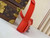 LV M23837 Louis Vuitton Micro Steamer Wallet Vermillion Red
