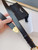 Celine 45BAG3A78 Medium Western Belt In Natural Calfskin Black 2.5 CM C12002