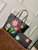 LV M21733 Louis Vuitton LV x YK Neverfull MM Bag Black