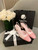 Chanel Women's G31318 Slingbacks Goatskin Grosgrain Sandals Shoes C91007