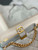 Chanel AS3476 HOBO Handbag Lambskin & Gold-Tone Metal Light Gray