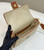 Fendi 8BR600 Baguette Natural straw bag with FF embroidery Beige
