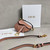 Dior S5685 Micro Saddle Bag With Strap Scarlet Nude Goatskin