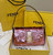 Fendi 8BR792 Medium Baguette 1997 Rose Red Satin Bag with Sequins 8528