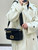 Fendi 8BR600 Baguette Medium Black leather 8629 bag Black
