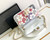 Chanel AS4773 Flap bag Lace Patchwork & Gold-Tone Metal White & Multicolor