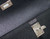 Hermes Evercolor Kelly Danse II 22cm Leather Crossbody Bag H20371 Black Silver