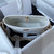 Chanel Small Hobo Bag Grained Calfskin Gold AS3223 White