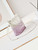 Chanel 22 Mini Handbag Patent Gradient Calfskin Lacquered Metal AS3980 White & Light Purple