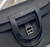 Hermes halzan 25 clemence stamp B Black Silver H98801