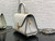 Valextra WBES0036028 Iside Top Handle micro Bag Light Gray
