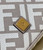 Fendi 8BR600 Baguette Medium bag with FF embroidery 0159AM Gray