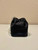 Prada 1BH112 imported nylon mini bucket bag Black