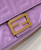 Fendi 8BR600 Baguette Medium leather 0135M bag Purple