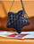 Chanel AS4579 Star Handbag Satin & gold-tone metal Black