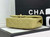 Chanel AS4151 Small Flap Bag With Top Handle Lambskin & Wenge Wood Matcha green