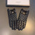 Gucci Women's Gloves GG Marmont Chevron Leather Gloves 477965