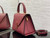 Valextra Iside Top Handle Mini Bag WBES0036028 Wine Red