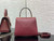 Valextra Iside Top Handle Mini Bag WBES0036028 Wine Red
