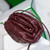 BV 585852 Bottega Veneta Mini Pouch intrecciato leather clutch with strap Wine Red
