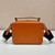 Prada 2VH069 Brique Saffiano leather bag Papaya