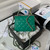 Chanel AP3237 Clutch with chain Grained Shiny Calfskin Gold With Handle Bag Green