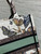 Dior M1265 Small Book Tote White and Pastel Midnight Green Toile de Jouy Mexico Embroidery