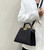 Fendi 8BN327 Peekaboo ISeeU Small Black leather bag