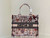 Dior Book Tote M1296 Medium Latte Multicolor Dior Jardin d'Hiver Embroidery M0087