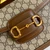 Gucci Horsebit 1955 shoulder bag 602204 Beige with brown leather