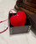 Alaia AA1P003C0Y75 LE Coeur Bag In Patent leather Red