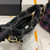 Chanel AS3562 Hobo Handbag Wool Tweed Black