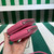 Prada 1NR015 Saffiano leather mini pouch Pink