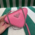 Prada 1NR015 Saffiano leather mini pouch Pink