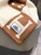 Hermes H102668 Avalon Rocabar Cashmere Blanket 299234 Beige and Brown