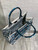 Dior M1296 Book Tote Medium Blue and White Butterfly Bandana Embroidery M099