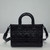 Dior Medium M1151 Lady D-Sire My ABCDior Bag Black Macrocannage Crinkled Calfskin