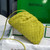 BV 585852 Bottega Veneta Mini Pouch intrecciato leather clutch with strap Lemon Green