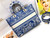Dior M0566 Large Lady D-Lite Blue Toile de Jouy Embroidery M1053