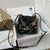 Chanel 22 Mini Handbag AS3980 Shiny Calfskin & Gold-Tone Metal with jewelry