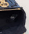 Fendi 8BS067 By The Way Mini Small Boston Jacquard FF fabric bag Navy blue