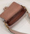 Fendi 8BR600 Baguette Medium Re-Edition bag in Pink lamé sheepskin